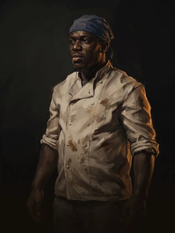 Retrato de Ousmane Diop